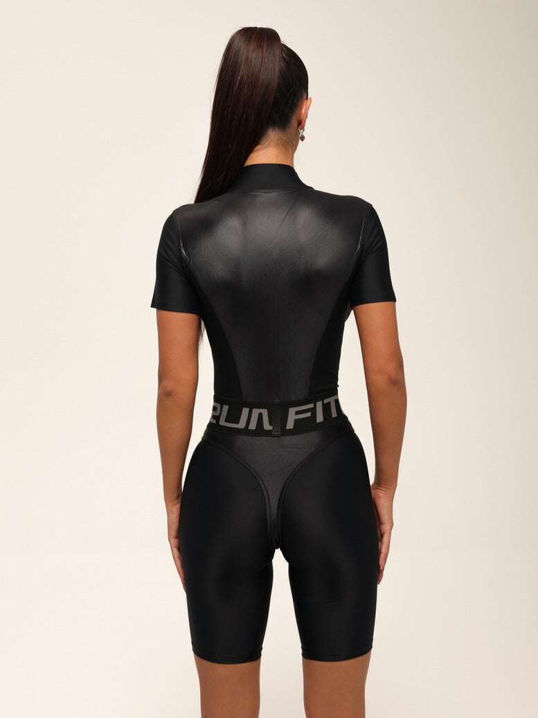 Jumpsuit FITRUN Jumpsuit Super Nuts Short "Black Blaze"