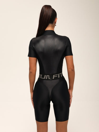Jumpsuit FITRUN Jumpsuit Super Nuts Short "Black Blaze"