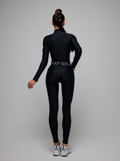 Jumpsuit FITRUN Jumpsuit Super Nuts Long "Total Black"