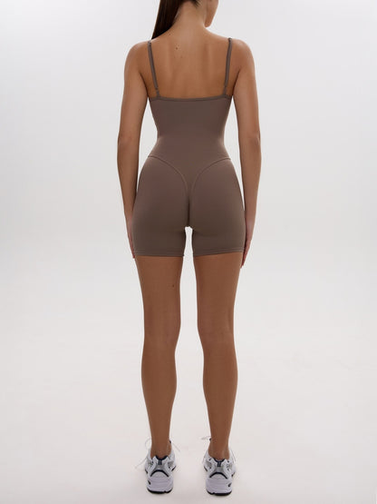 Jumpsuit FITRUN SKIN BODY Short "Sand VE"