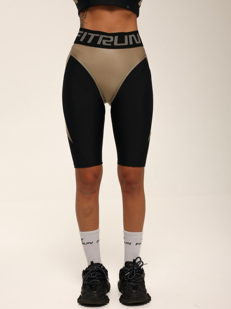 Cycling Short FITRUN Cycling NICE Push-Up "Beige Blaze"