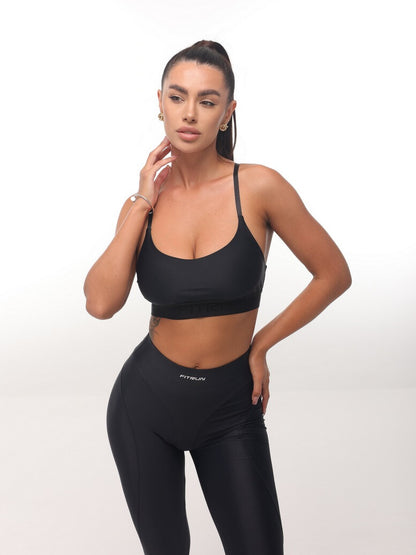 Sports Top FITRUN Top Onera "Total Black"