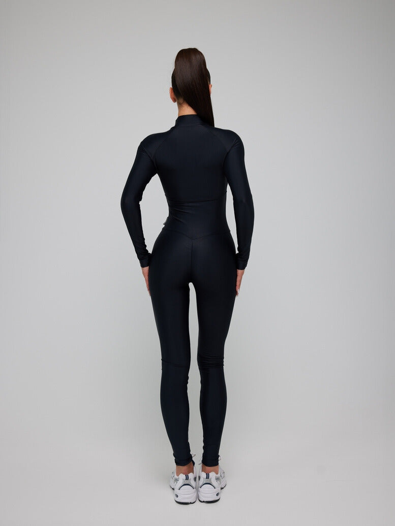 Jumpsuit FITRUN Jumpsuit Base Long "Total Black"