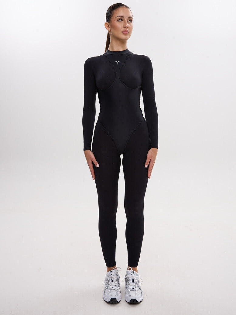 Jumpsuit FITRUN Jumpsuit NICE LONG "Black Relief"