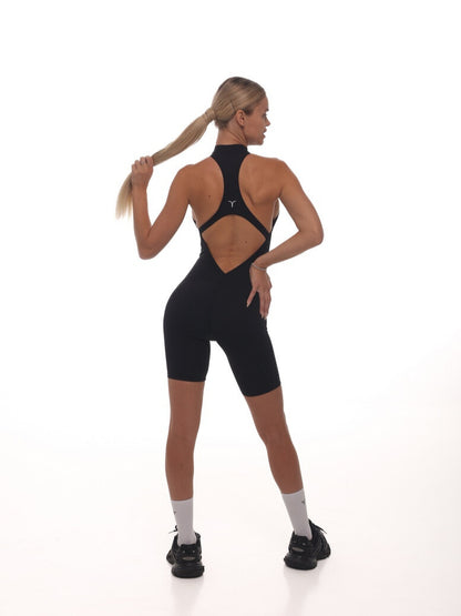 Jumpsuit FITRUN Jumpsuit YOGA Short "Black VE"