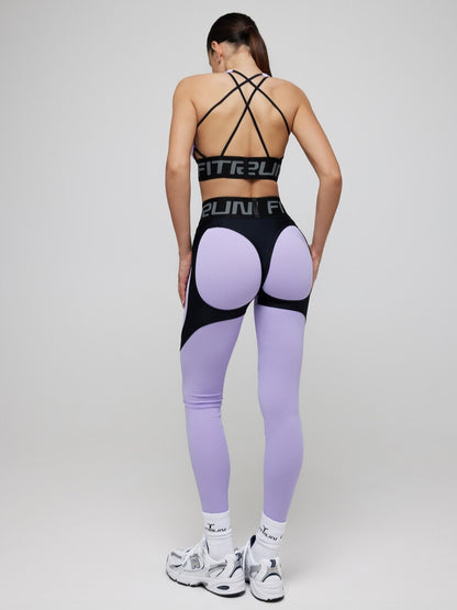 Leggings FITRUN Super Nuts Push-Up "Lilac Relief"