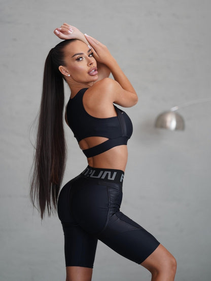 Cycling Short FITRUN Cycling NICE Push-Up "Black Blaze"