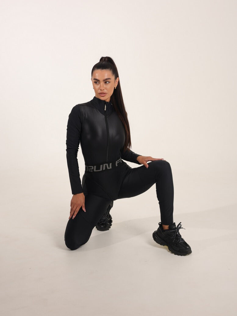 Jumpsuit FITRUN Jumpsuit Super Nuts NICE Long "Black Blaze"