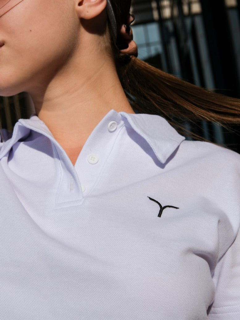 Polo FITRUN Polo Midi "White"