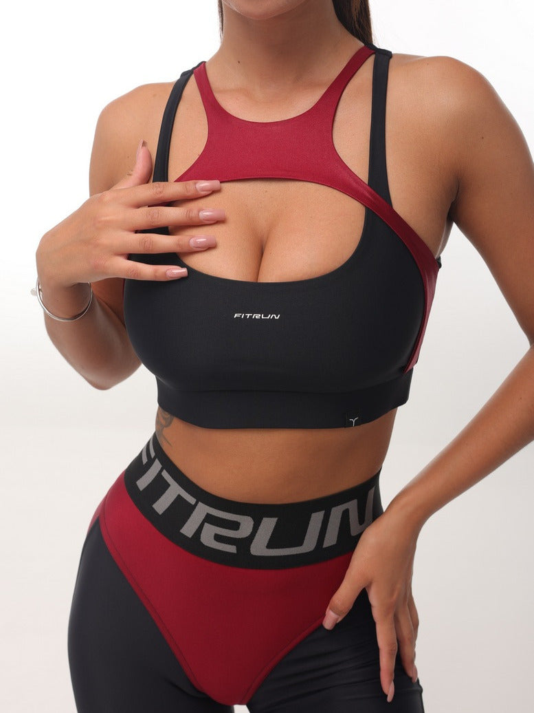 Sports Top FITRUN Top Comfort "Wine Blaze"