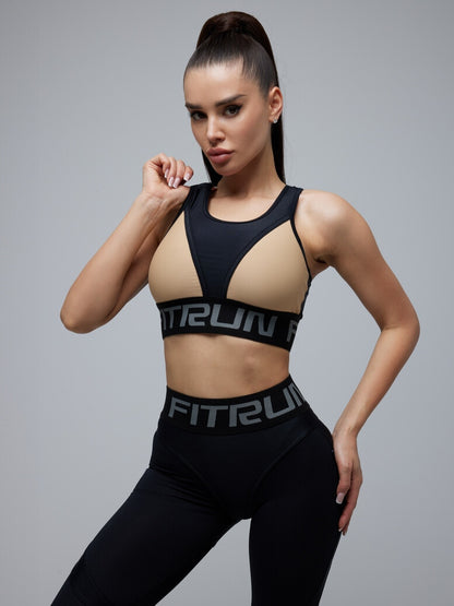 Sports Top FITRUN Top "Nude"