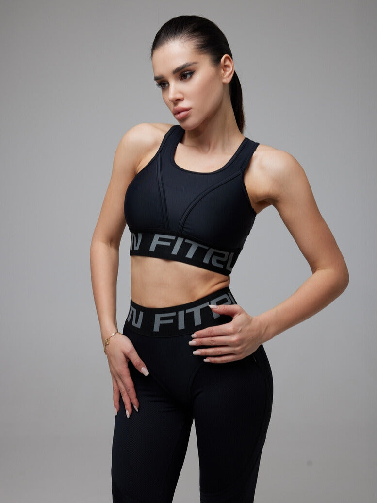 Sports Top FITRUN Top "Total Black"
