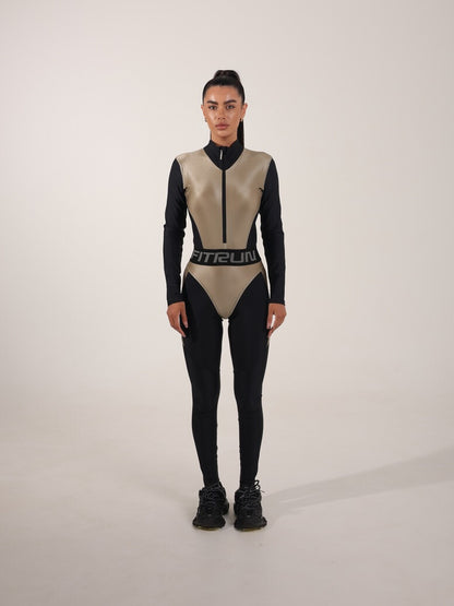 Jumpsuit FITRUN Jumpsuit Super Nuts NICE Long "Beige Blaze"