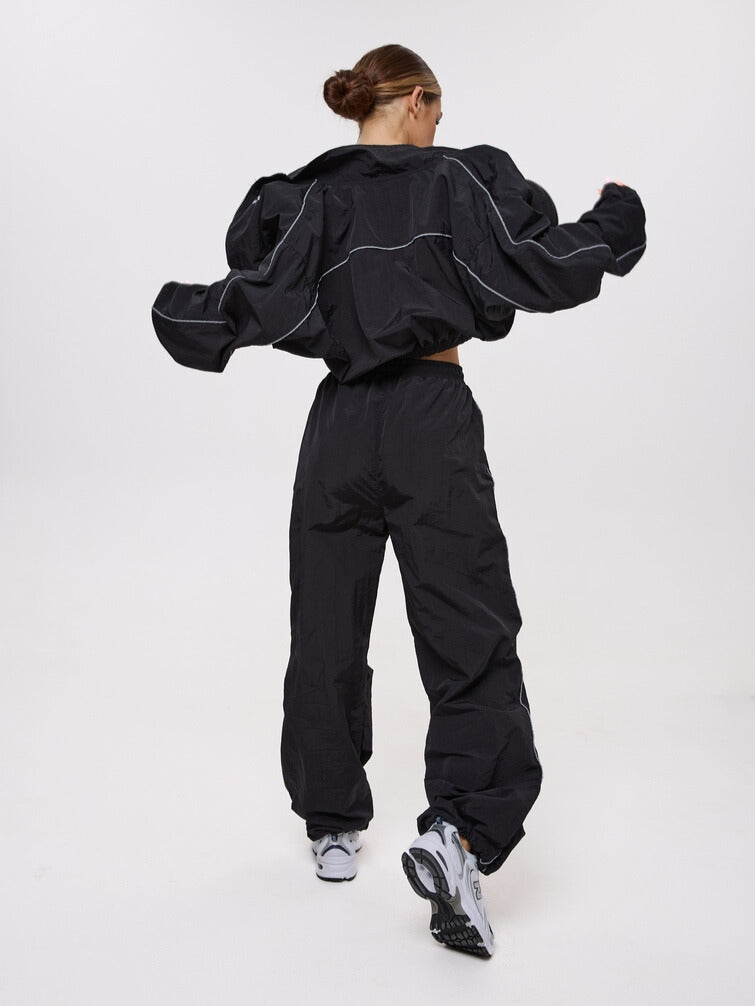 FITRUN Women's Woven Track Pants "Black"