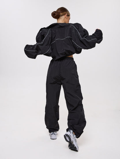 FITRUN Women's Woven Track Pants "Black"
