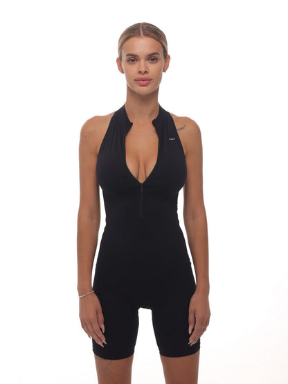Jumpsuit FITRUN Jumpsuit YOGA Short "Black VE"