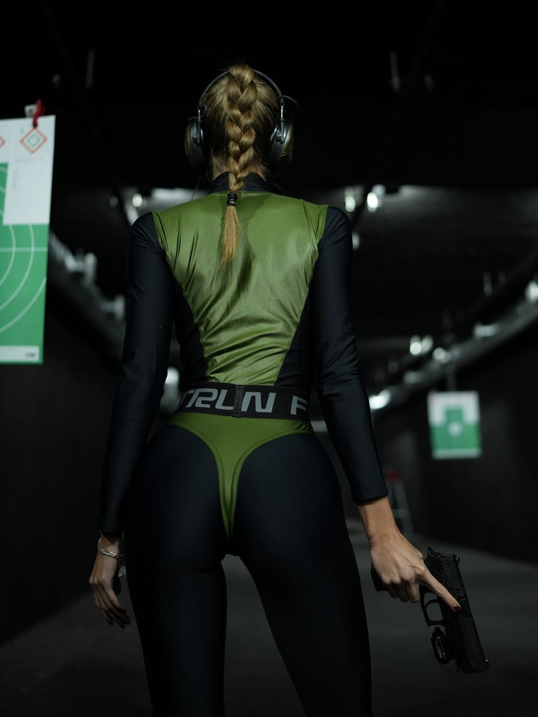 Jumpsuit FITRUN Jumpsuit Super Nuts Long "Olive Blaze"