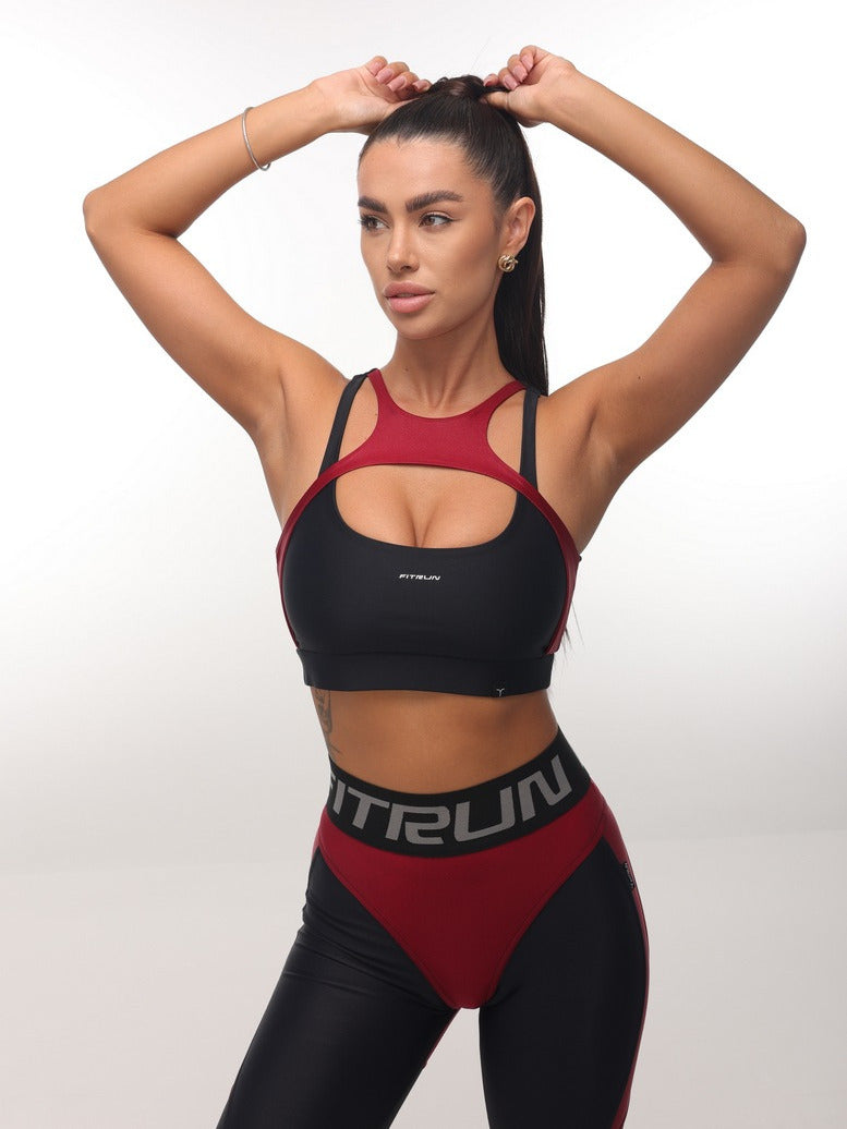 Sports Top FITRUN Top Comfort "Wine Blaze"