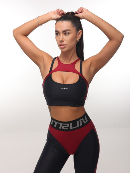 Sports Top FITRUN Top Comfort "Wine Blaze"