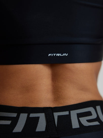 Sports Top FITRUN Top Racy "Total Black"