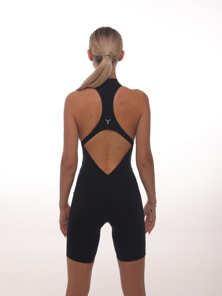 Jumpsuit FITRUN Jumpsuit YOGA Short "Black VE"