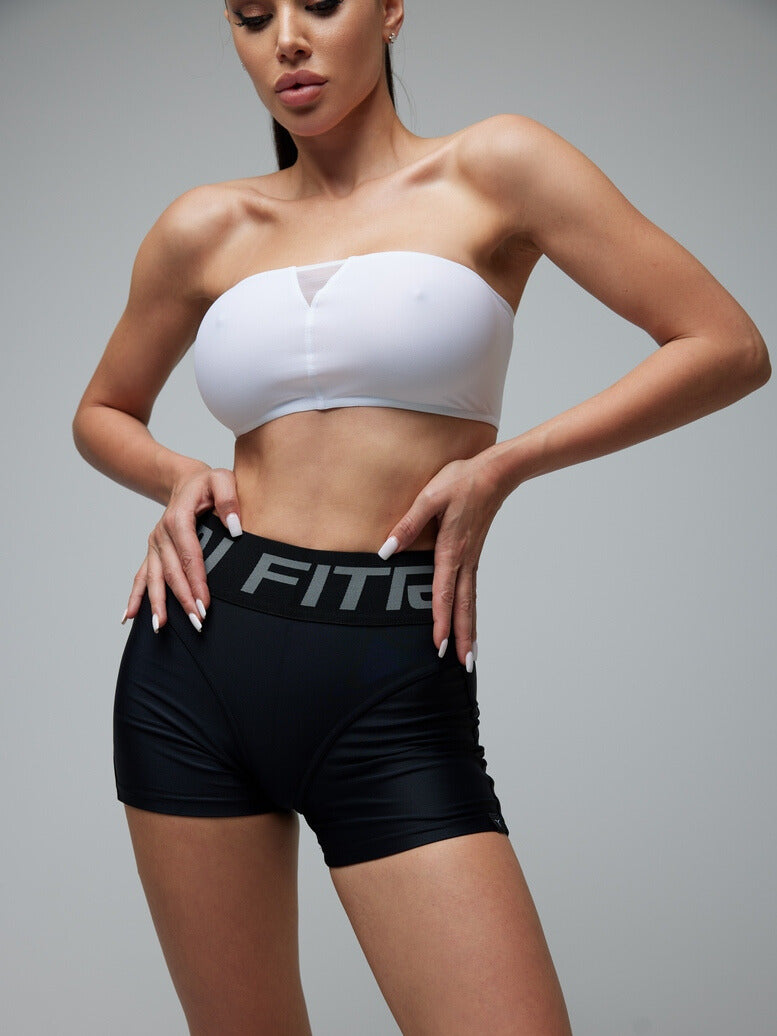 Sports Top FITRUN Top Bandeau SPIDER "Total White"