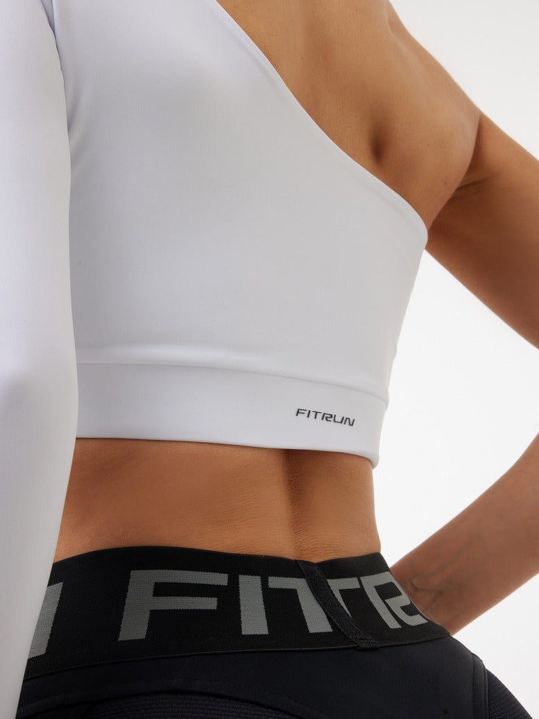 FITRUN Long Sleeve Racy "Total White"