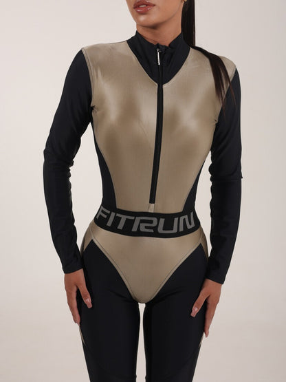 Jumpsuit FITRUN Jumpsuit Super Nuts NICE Long "Beige Blaze"