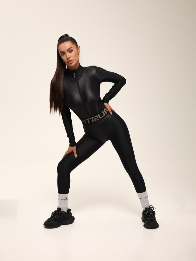 Jumpsuit FITRUN Jumpsuit Super Nuts Long "Black Blaze"