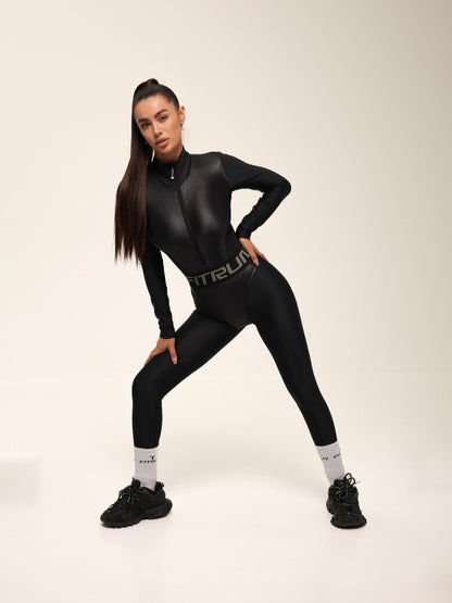 Jumpsuit FITRUN Jumpsuit Super Nuts Long "Black Blaze"