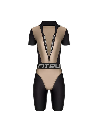Jumpsuit FITRUN Jumpsuit Super Nuts Short "Beige Blaze"