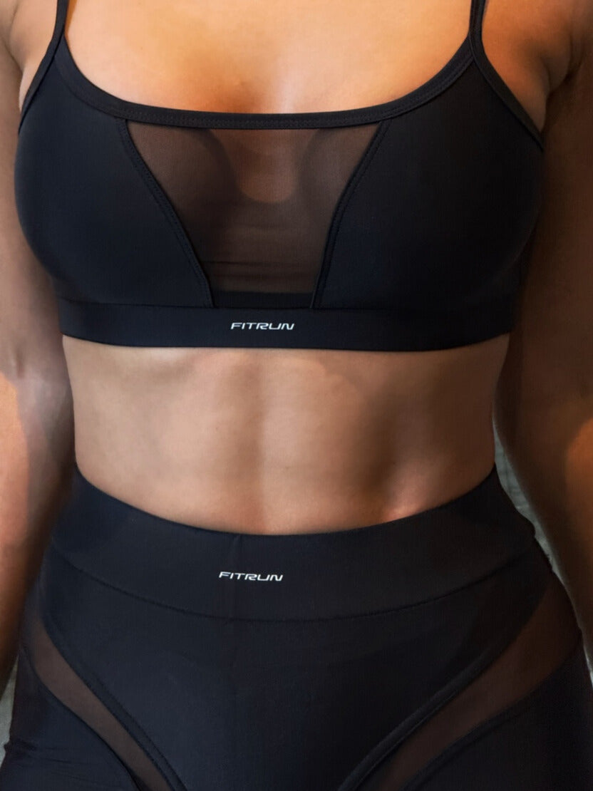 Sports Top FITRUN Top SPIDER EVA "Black"