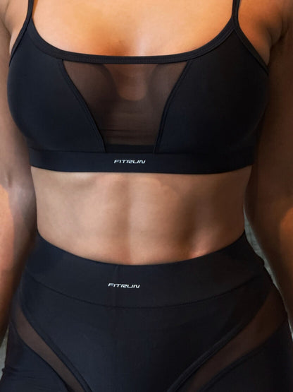 Sports Top FITRUN Top SPIDER EVA "Black"