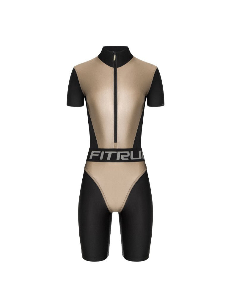 Jumpsuit FITRUN Jumpsuit Super Nuts Short "Beige Blaze"