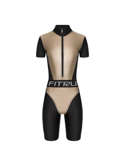 Jumpsuit FITRUN Jumpsuit Super Nuts Short "Beige Blaze"