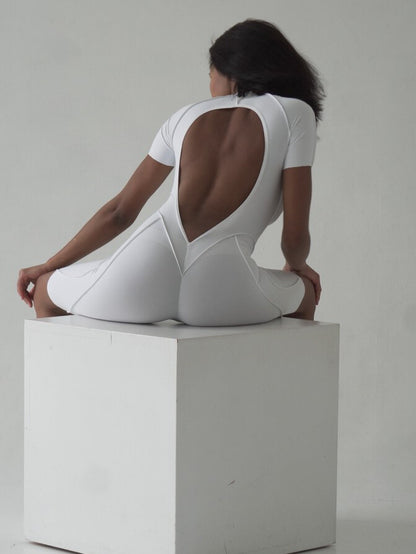 Jumpsuit FITRUN BodySuit Short Versa "White VE"