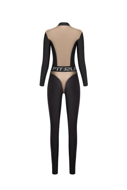 Jumpsuit FITRUN Jumpsuit Super Nuts Long "Beige Blaze"