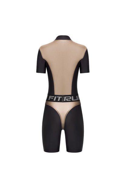 Jumpsuit FITRUN Jumpsuit Super Nuts Short "Beige Blaze"