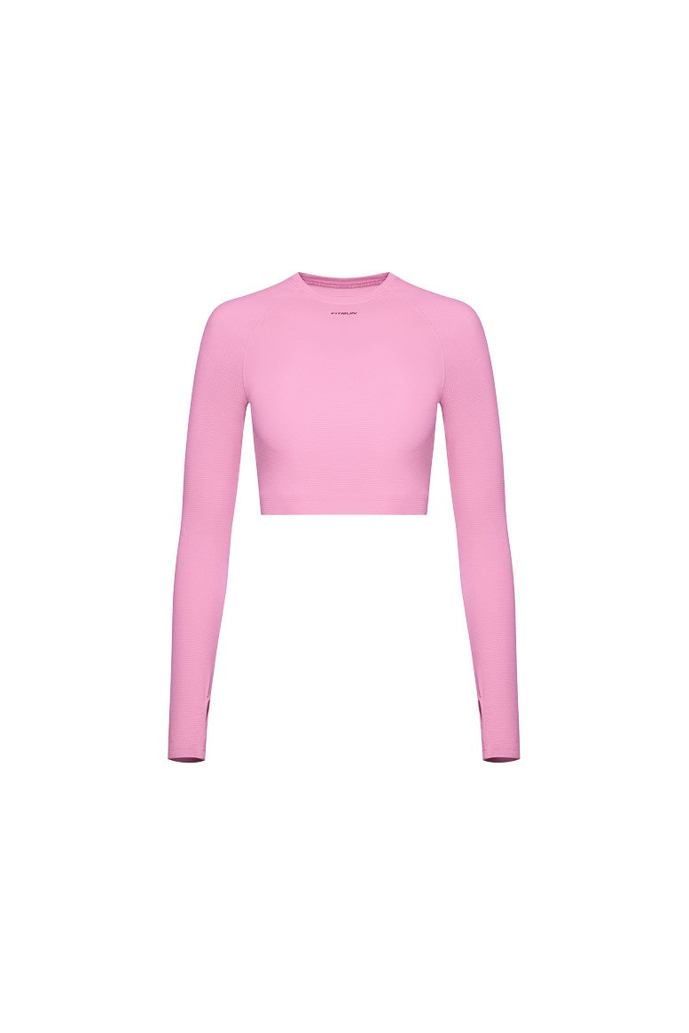 FITRUN Long Sleeve CORE "Flamingo Relief"