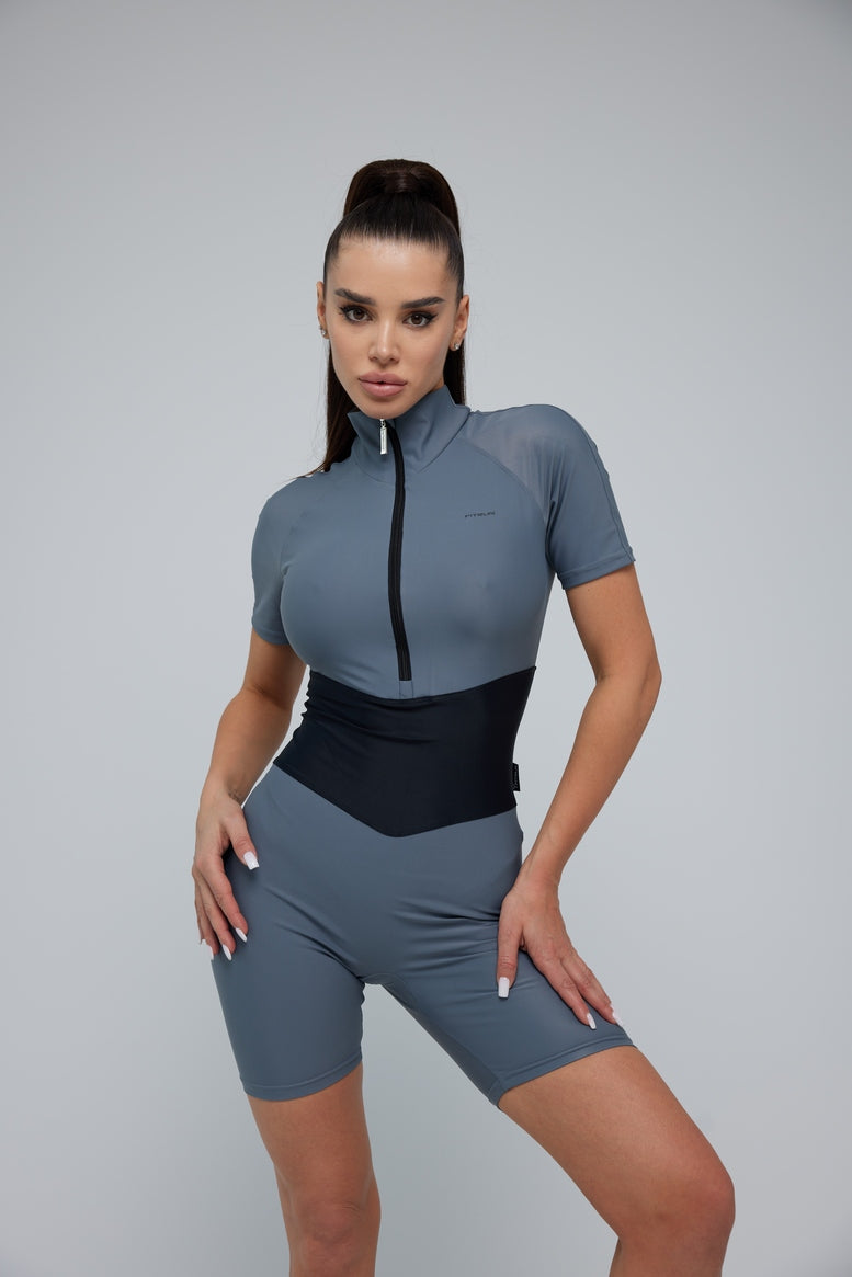 Jumpsuit FITRUN Jumpsuit Base Short "Silver"