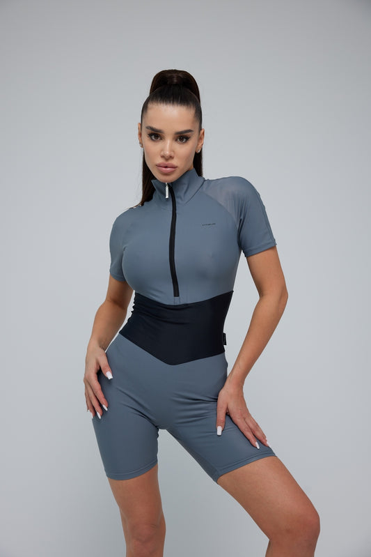 Jumpsuit FITRUN Jumpsuit Base Short "Silver"