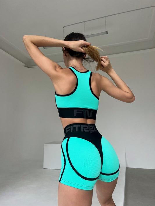 Шорти FITRUN Shorts Super Nuts "Mint Relief"