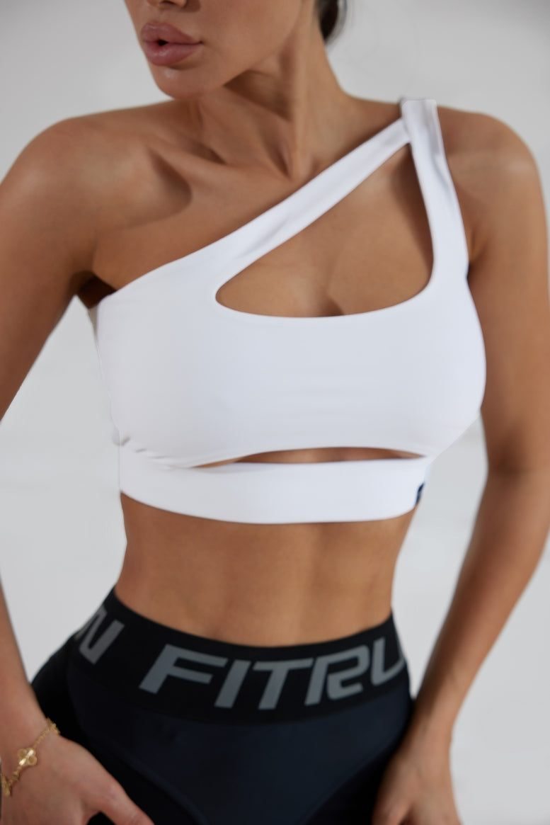 Sports Top FITRUN Top Racy "Total White"
