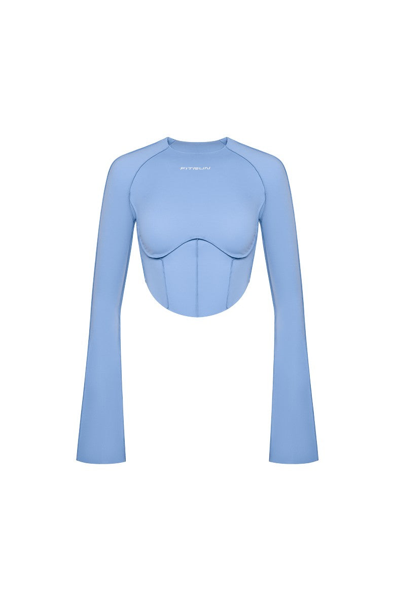 FITRUN Long Sleeve-Corset DISCO Versa "Sky VE"