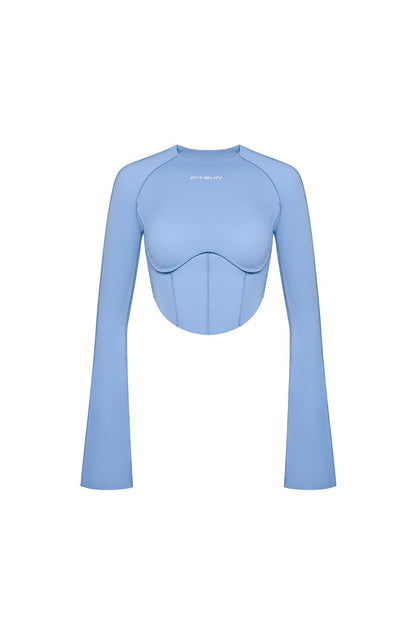 FITRUN Long Sleeve-Corset DISCO Versa "Sky VE"