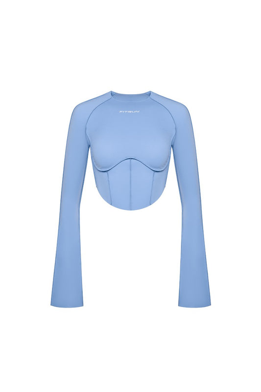 FITRUN Long Sleeve-Corset DISCO Versa "Sky VE"