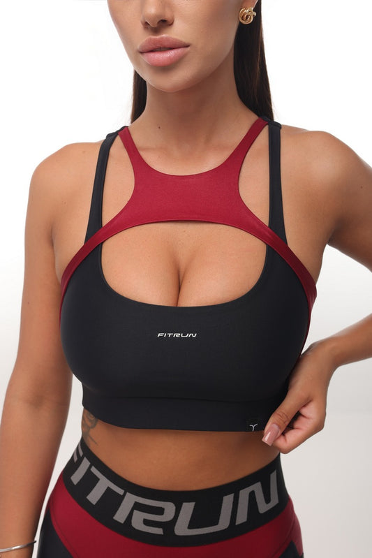 Sports Top FITRUN Top Comfort "Wine Blaze"