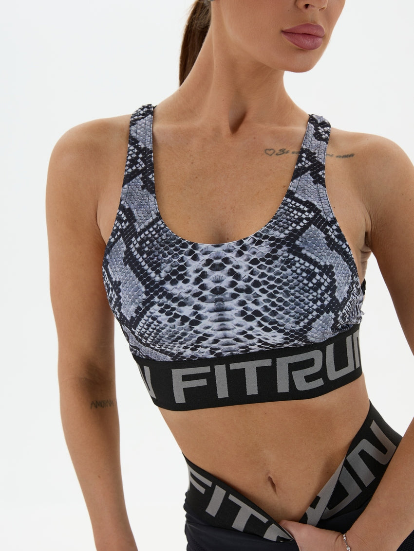 Sports Top FITRUN Top X Brand "White Python"