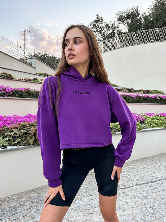 Худі FITRUN Hoodie Midi "Violet"