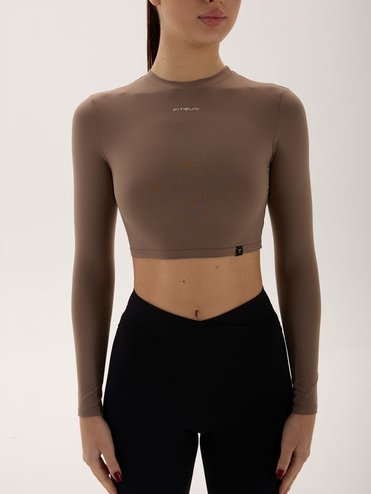 FITRUN Long Sleeve SKIN BASE "Sand VE"